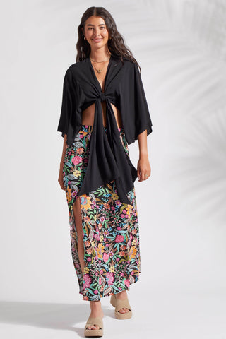 Black Kimono Top