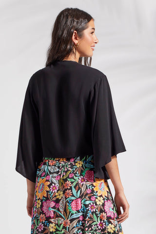 Black Kimono Top