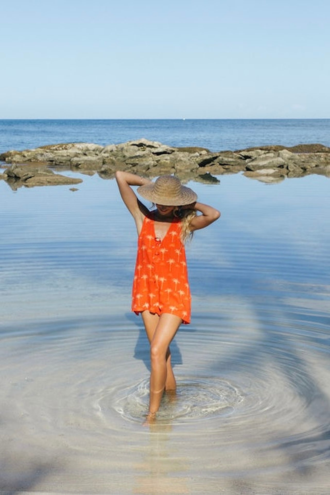 Cook Islands Tie Romper