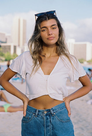 White Sands Tie Blouse