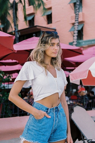 White Sands Tie Blouse