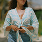 FRONT-TIE KIMONO TOP-Molokai