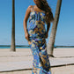 MAXI DRESS W BRAIDED STRAPS-Morocco