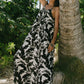 MAXI DRESS W BRAIDED STRAPS-Waimea