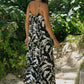 MAXI DRESS W BRAIDED STRAPS-Waimea