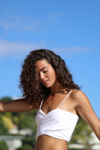 White Sands Tie Top